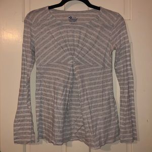 Spiraling Center and Striped Youth Long Sleeve